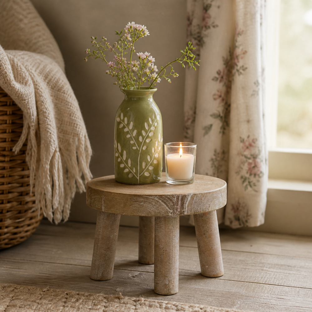 Round Styling Stool