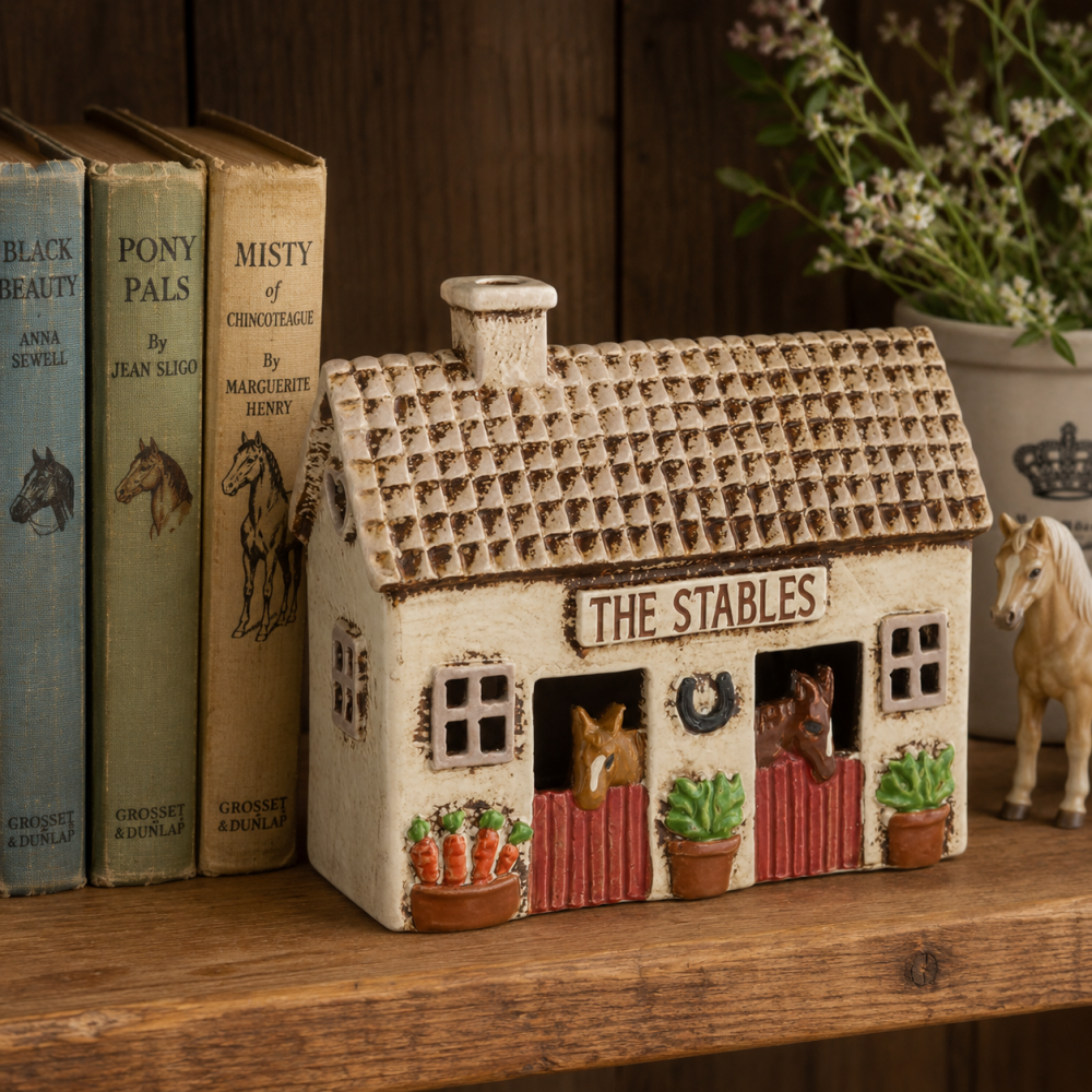 Ceramic Tealight Stables