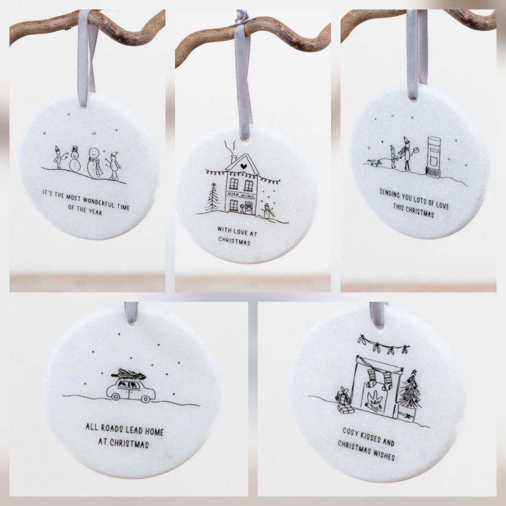 Christmas Message Hangers