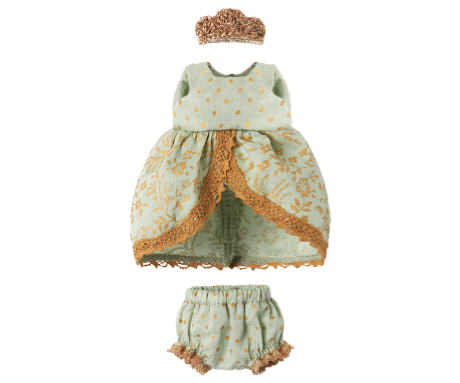 Maileg, Micro and Mouse Princess Dress (Mint)