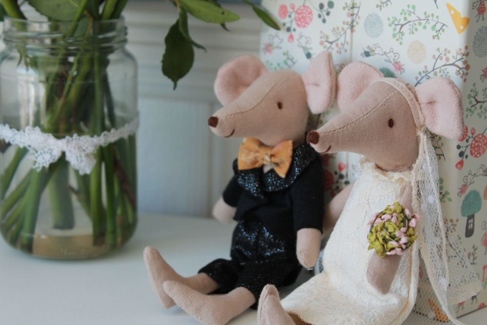 Maileg, Wedding Mice Couple in Box
