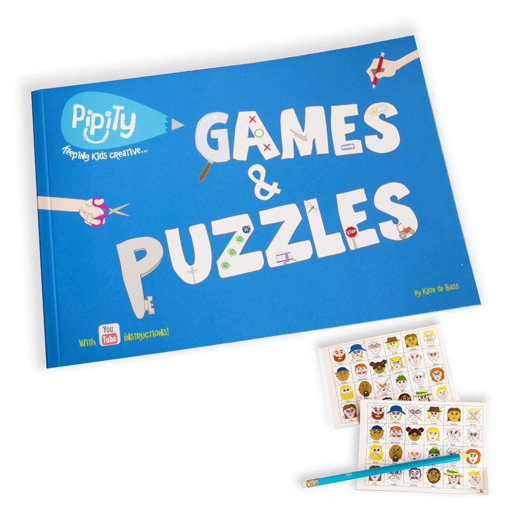Pipity Games and Puzzles Activity Books