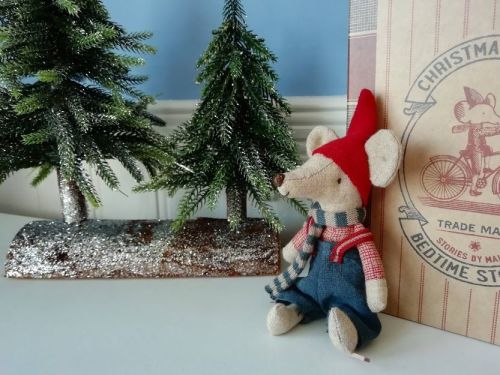Maileg, Christmas Mouse in Book, Big Brother