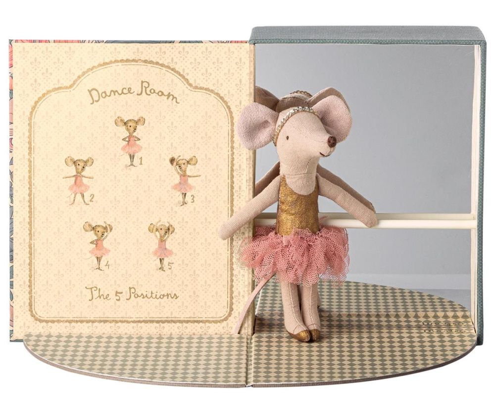 Maileg, Dance Room w Big Sister Mouse (Due May)