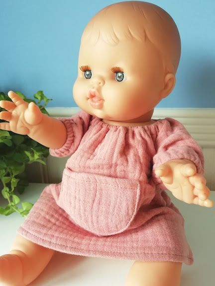 Minikane, Jeanne Dress Double Gauze Cotton (Old Rose)