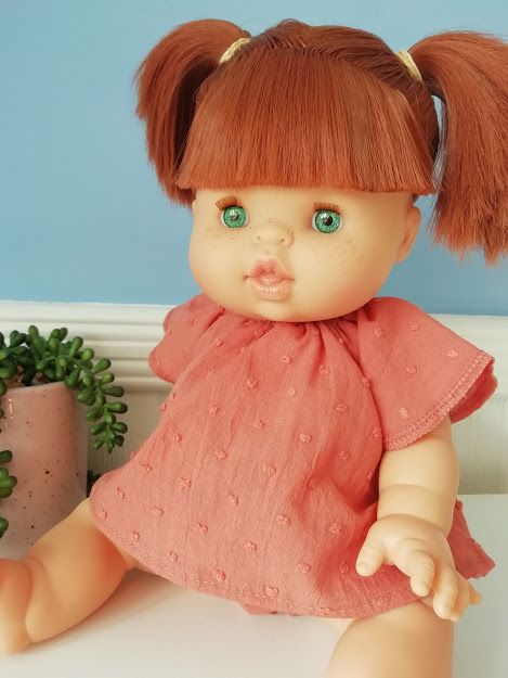 Minikane, Goodnight Cotton Outfit - Marsala