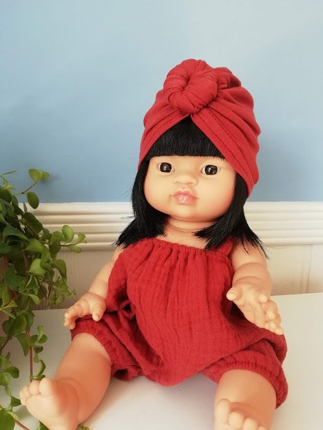 Minikane, Bloomers and Turban SET* (Brick)
