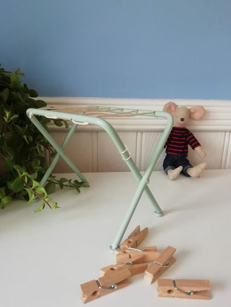Maileg, Metal Drying Rack with Pegs
