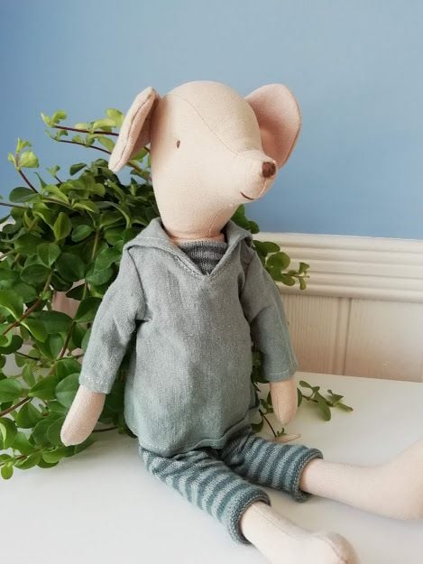 Maileg, Medium Boy Mouse in Sailor Outfit