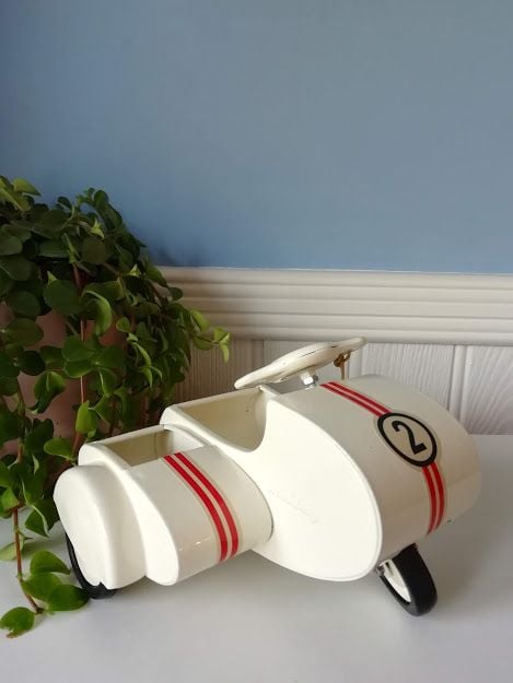Maileg, Metal Scooter with Sidecar (White)