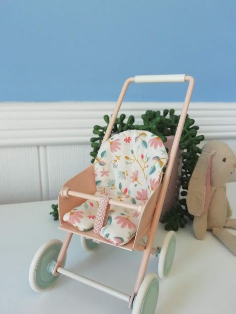 Maileg, Micro Stroller, pink