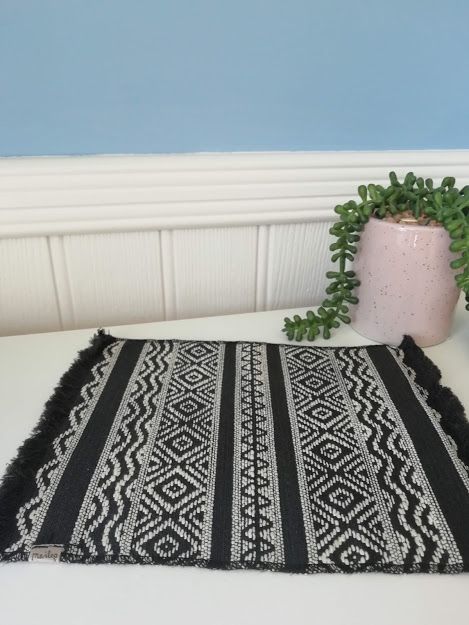 Maileg, Miniature Rug, Black