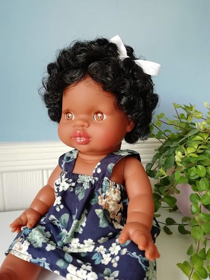 Minikane, Mila Dress (liberty dark blue floral)
