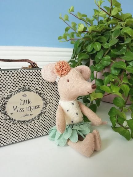 Maileg, Little Miss Mouse in Suitcase, Little Sister