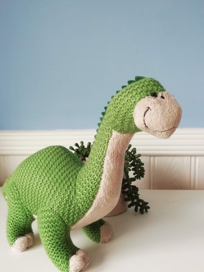 Wilberry, Knitted Brontosaurus