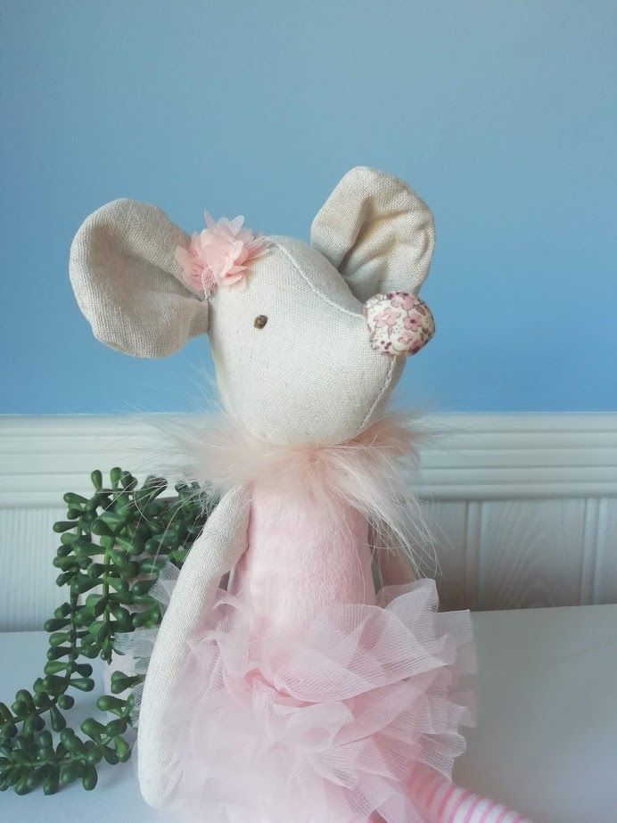 Wilberry, Mouse in Pink Tutu and Floral Nose