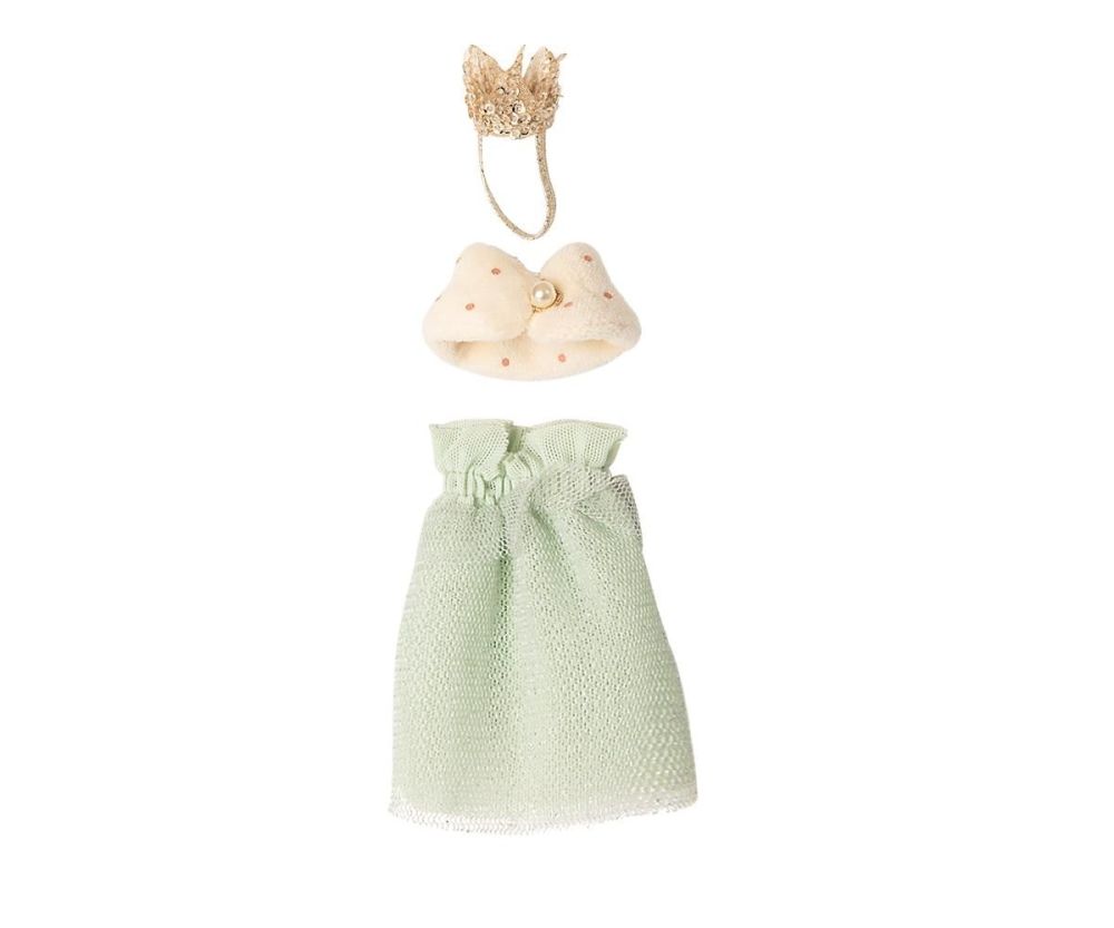 Maileg, Queen Clothes for Mouse - Blue Dress (DUE SEPT)