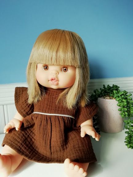 Minikane, Daisy Dress (Chocolate)
