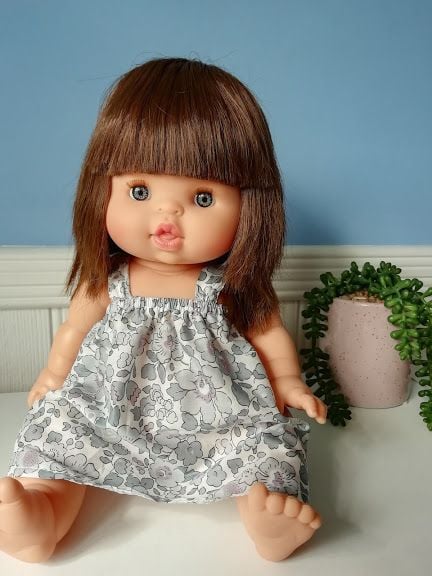 Minikane, Mila Dress (Liberty light blue Betsy)