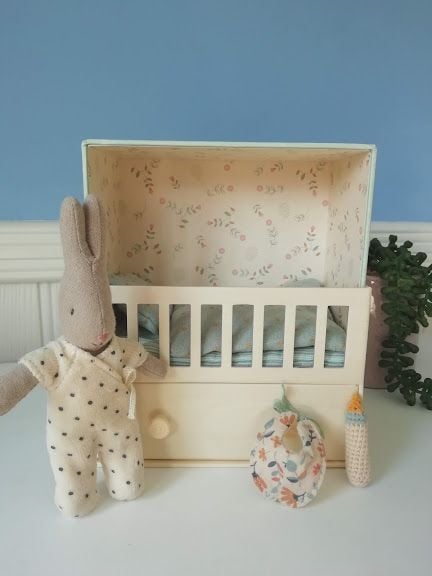 Maileg, Baby Room with Micro Rabbit