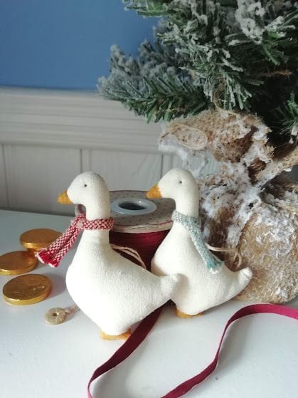 Maileg, Set of Two Geese Tree Decorations