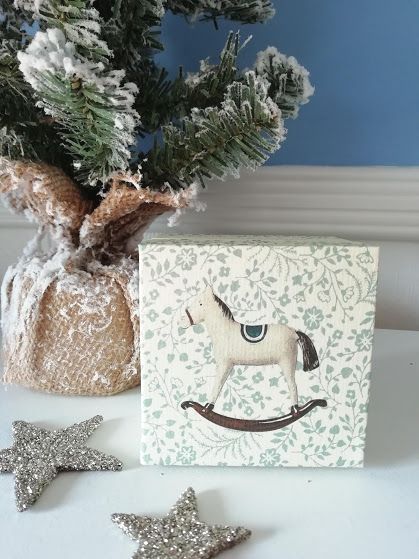 Maileg, Ornament Box with 6 Metal Decorations