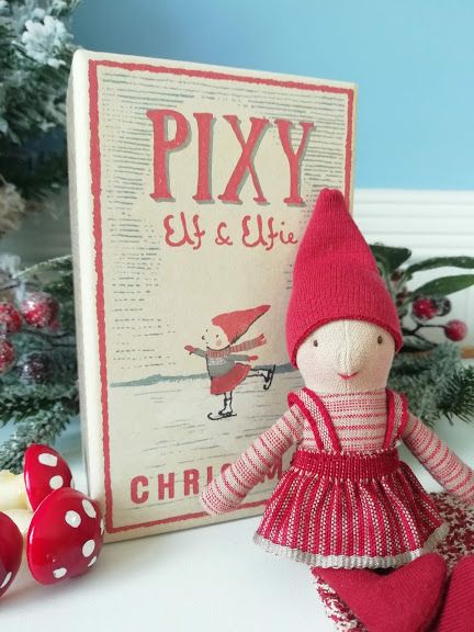 Maileg, Pixy Elf in Matchbox - Girl