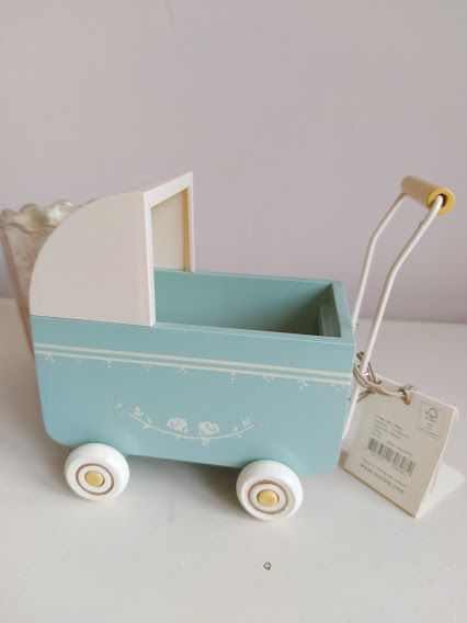 Odds and Ends, Maileg MY Pram Blue **PAINT WORK FAULTS**
