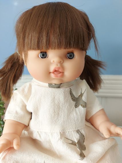 Minikane, Faustine Dress with Bird Print