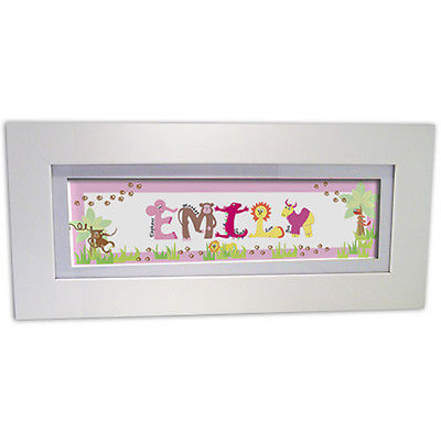 child's name frame
