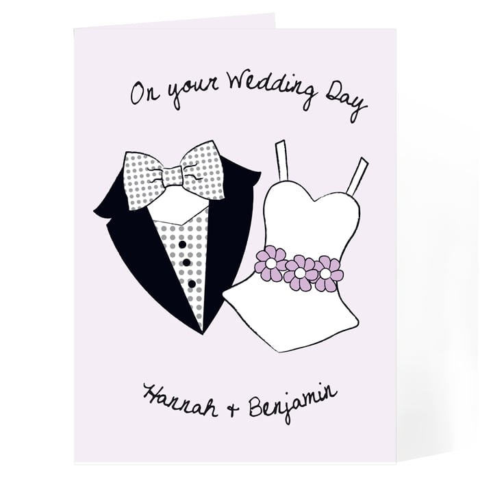 Personalised Wedding Day Card - On Your Wedding Day Card