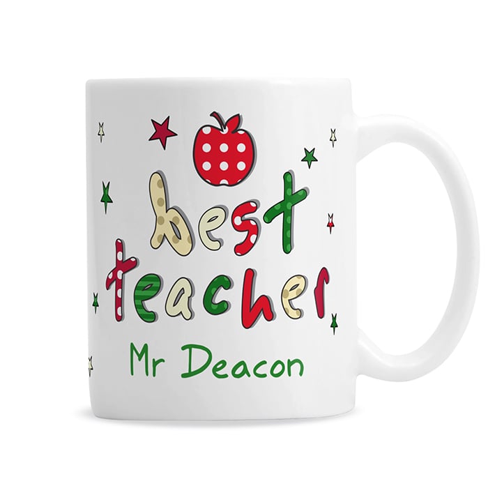 Personalised Thank You Teacher Gift - Teacher Ceramic Mug
