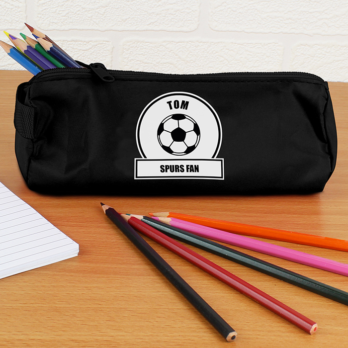 Personalised Back to School Pencil Case - Football Fan