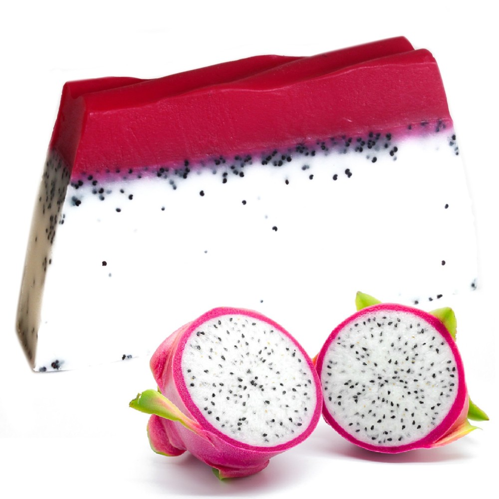 Handmade DRAGON FRUIT SOAP - Tropical Paradise Soap