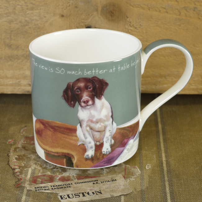 Fine Bone China Dog Mug – Coffee Table