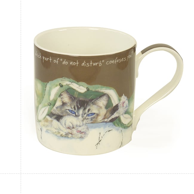 Fine Bone China Cat Mug – Confuses You