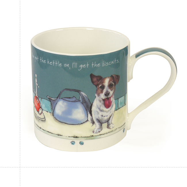 Fine Bone China Dog Mug – Kettle On