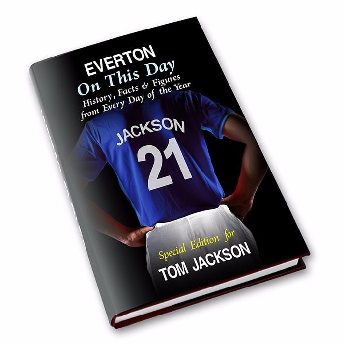 Personalised Everton on this Day Football Book