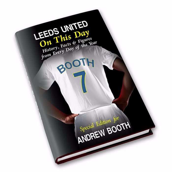 Personalised Leeds United on this Day Football Book