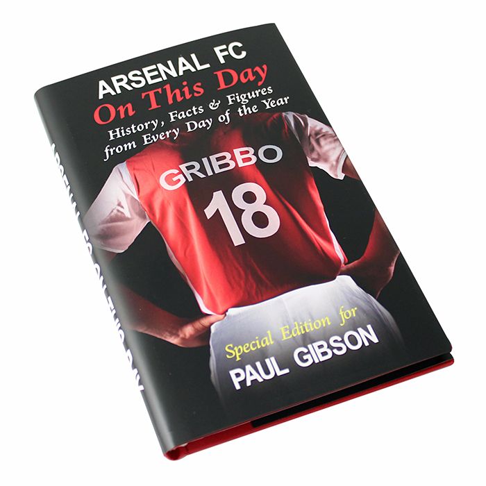 Personalised Arsenal on this Day Football Book