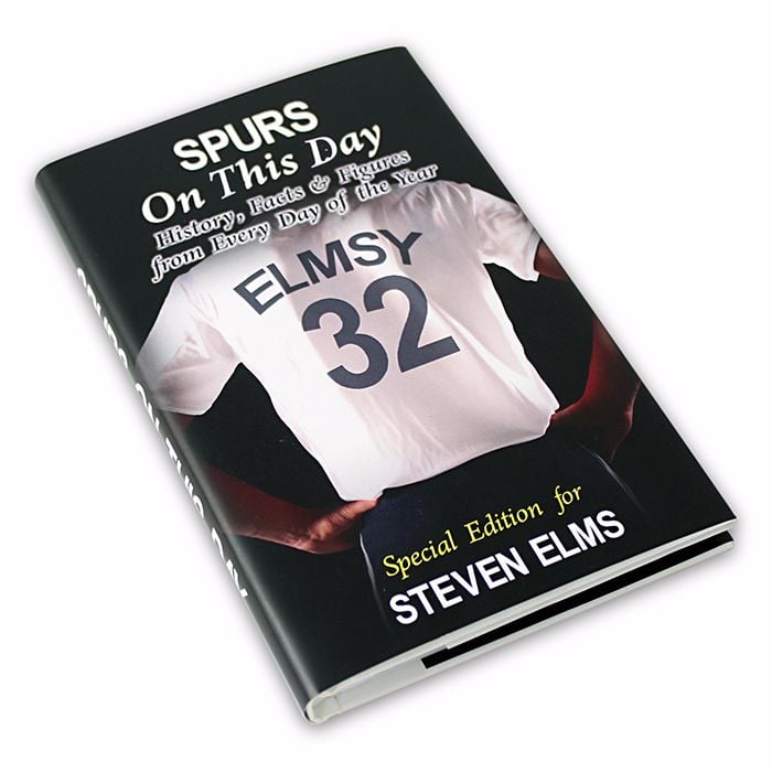 Personalised Spurs on this Day Football Book