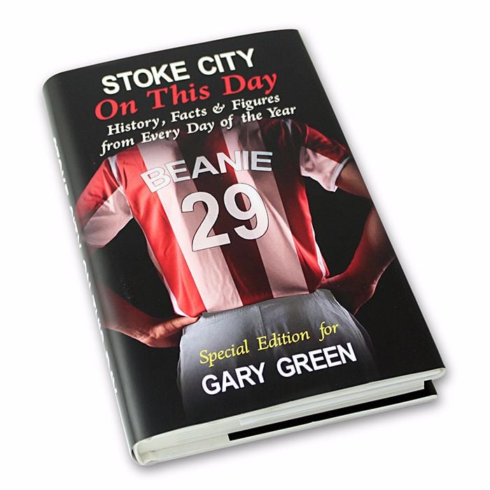 Personalised Stoke City on this Day Football Book