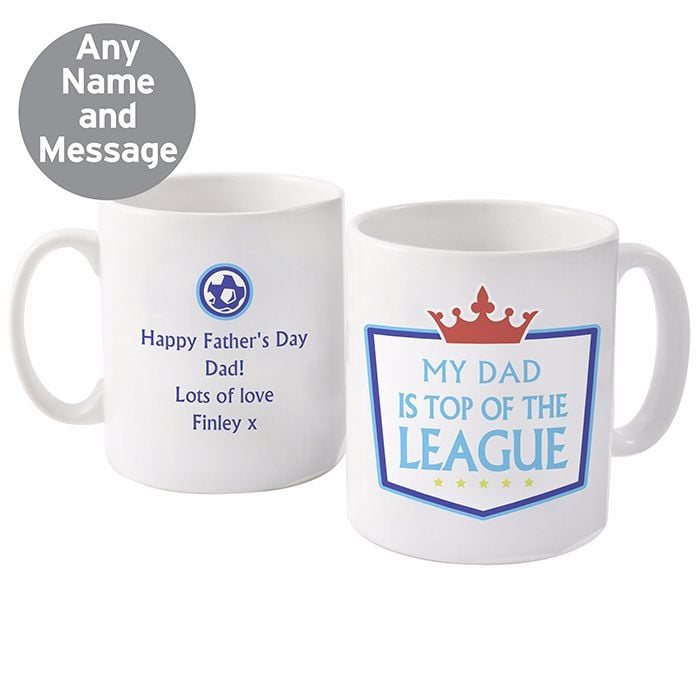 Personalised Top iof the League Mug
