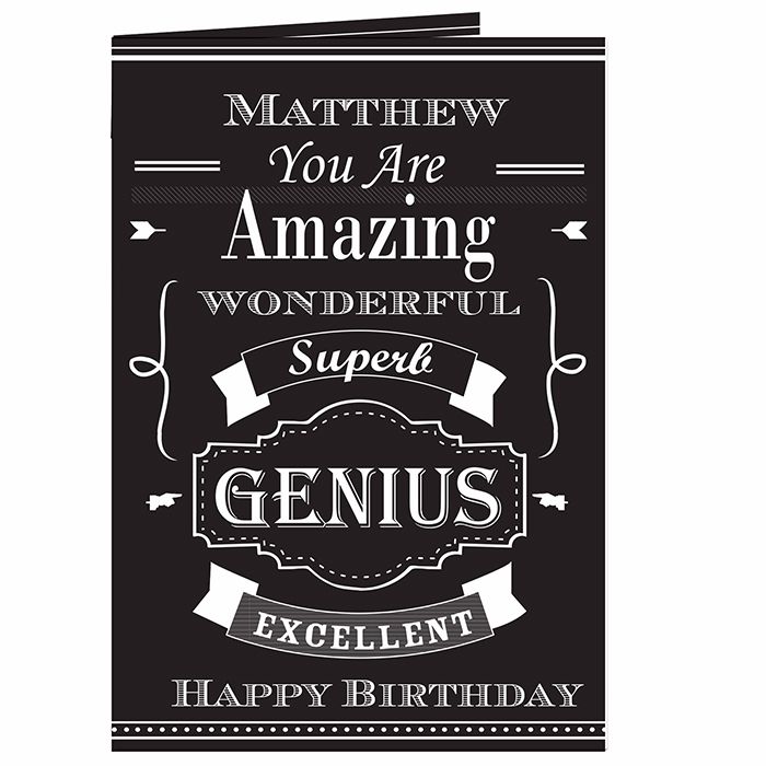 Personalised Father's Day Card