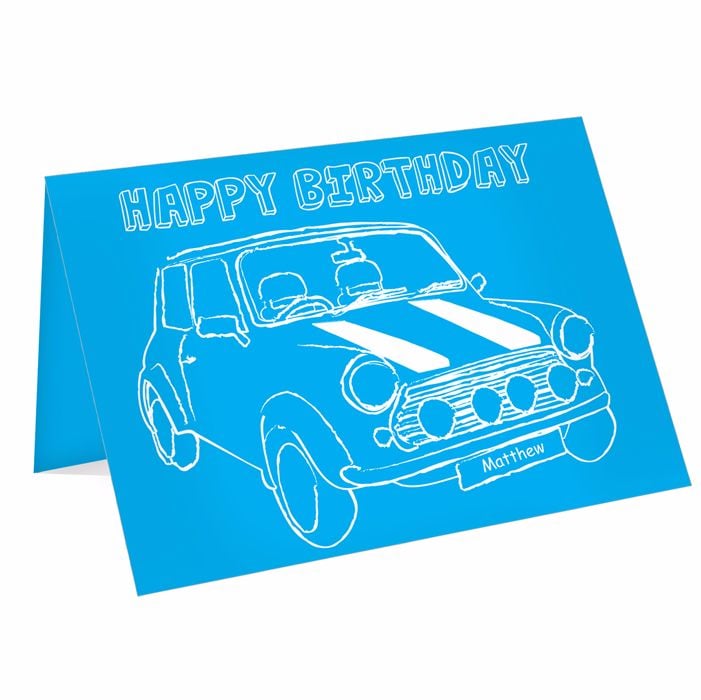 Personalised Card Ideal for Birthdays & Father's Day