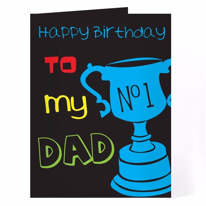 Personalised Card Ideal for Birthdays & Father's Day