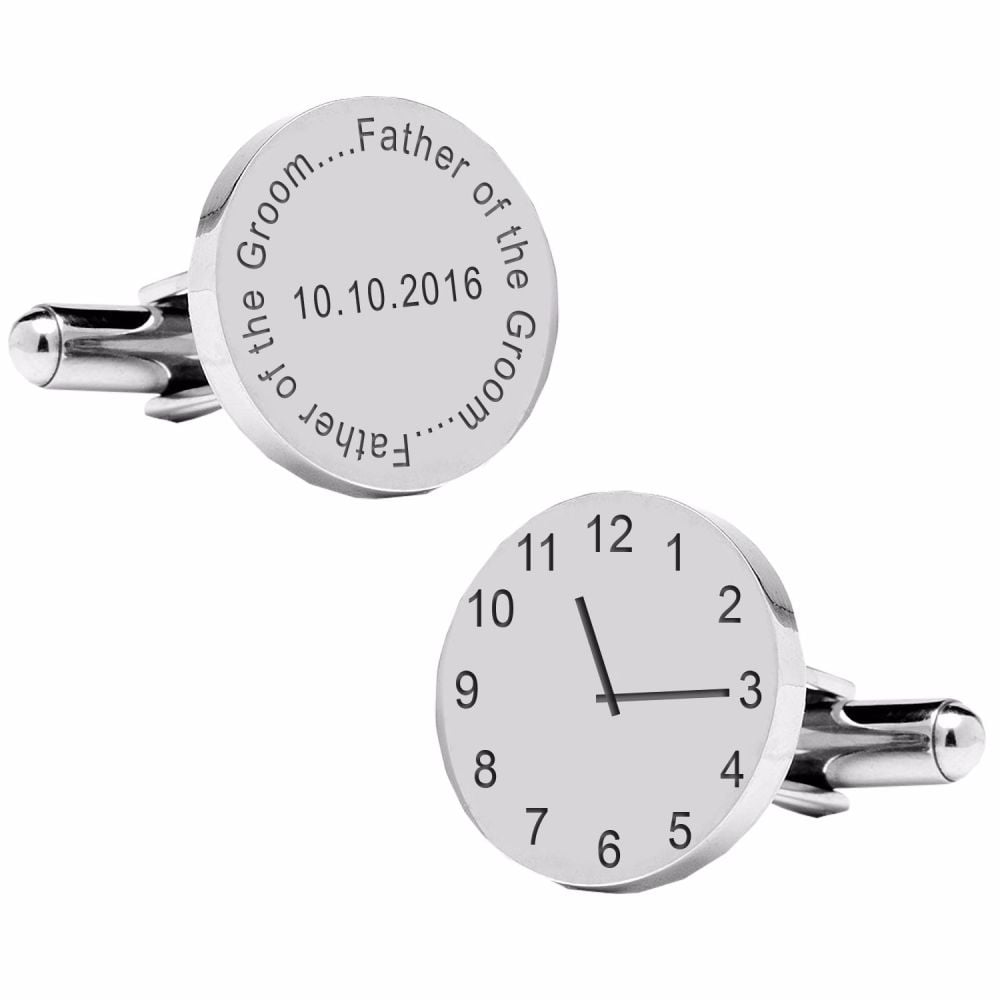 Father of the Groom..special time cufflinks