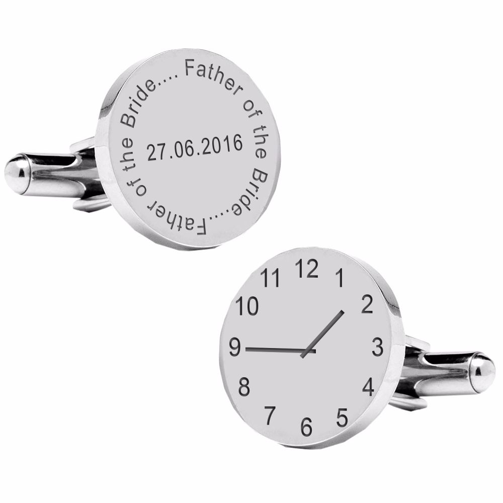 Father of the Bride..special time cufflinks