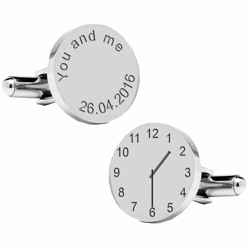You and me ..special time cufflinks