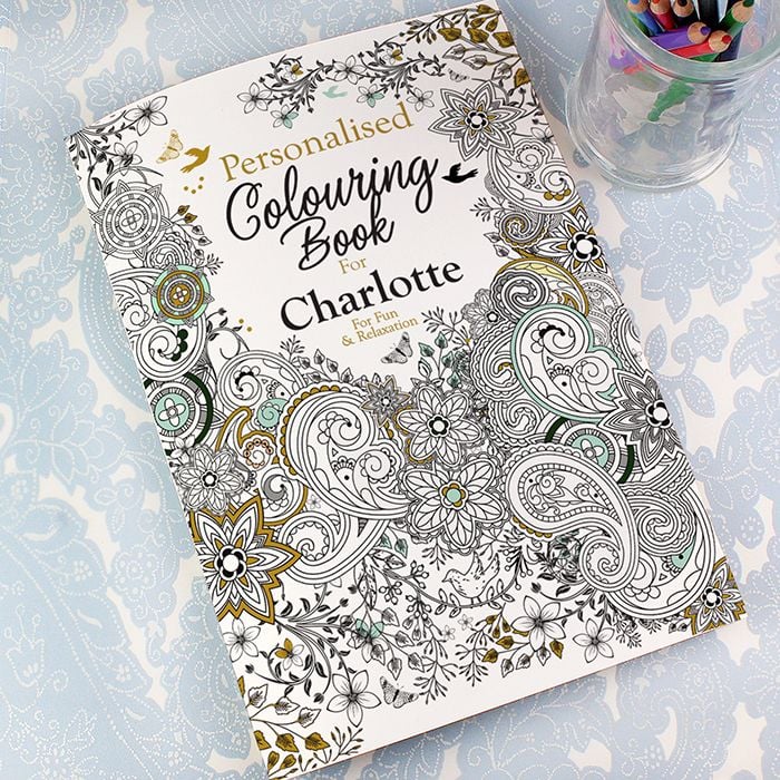 Personalised Botanical Colouring Book